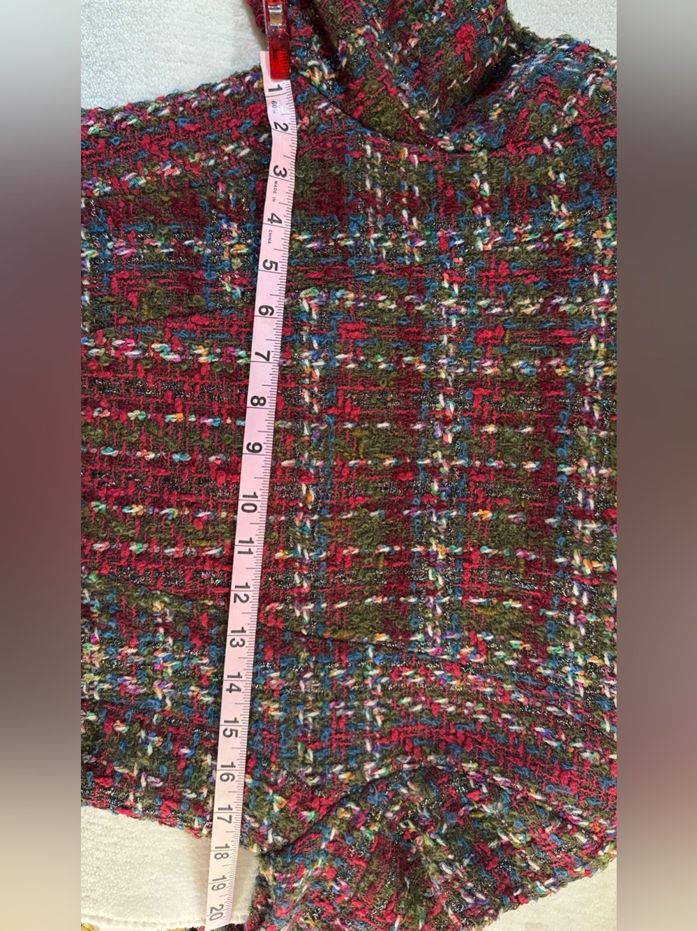 Christian Lacroix Bazaar Multicolor Boucle Blazer Fringe Trim Designer Jacket - Picture 9 of 14